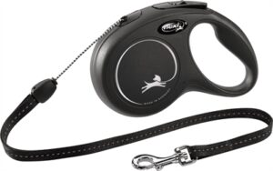 Flexi Rollijn Classic Cord Zwart S 8 Mtr