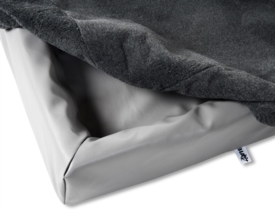 Bia Bed Fleece Hoes Hondenmand Grijs Bia-4 85x70x15 CM
