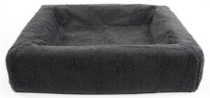 Bia Bed Fleece Hoes Hondenmand Grijs Bia-6 100x80x15 CM