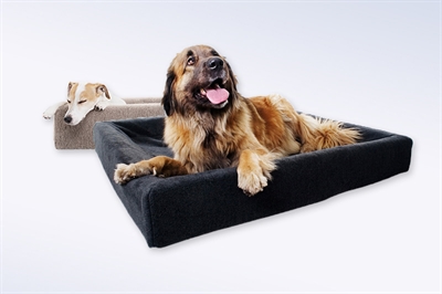 Bia Bed Fleece Hoes Hondenmand Grijs Bia-7 120x100x15 CM