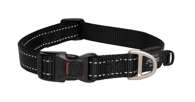 Rogz For Dogs Fanbelt Halsband Zwart 20 Mmx34-56 CM