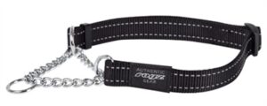 Rogz For Dogs Fanbelt Halfslip Halsband Zwart 20 Mmx34-56 CM
