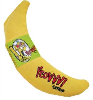Yeowww Banaan Speelgoed met Catnip 18 cm