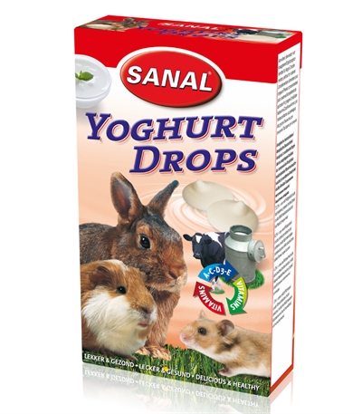 Sanal Knaagdier 3-pack Drops Yogurt / Salad / Wild Berry 3x45 GR
