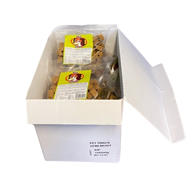 Petsnack Semi-moist Kip 10x500 GR