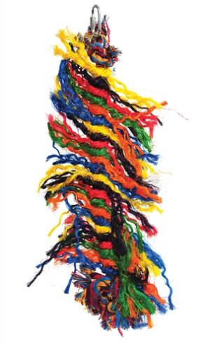 Happy Pet Vogelspeelgoed Preener Katoen 40x10x10 CM