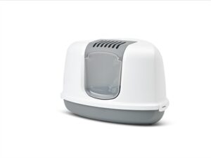 Savic Hoek Kattenbak Nestor Grijs / Wit 58,5x45,5x40 CM