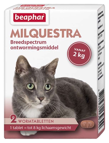 Beaphar Milquestra Kat 2 Tbl