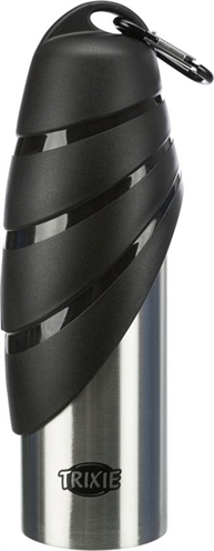 Trixie Drinkfles Rvs Met Plastic Drinkbakje Assorti 750 ML 3 ST