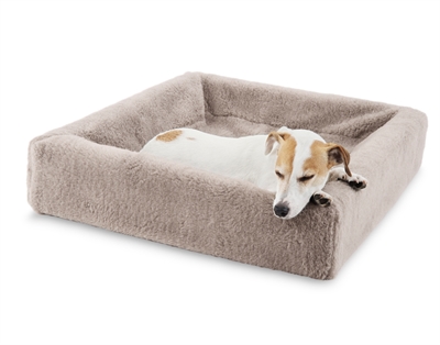 Bia Bed Fleece Hoes Hondenmand Taupe Bia-4 85x70x15 CM