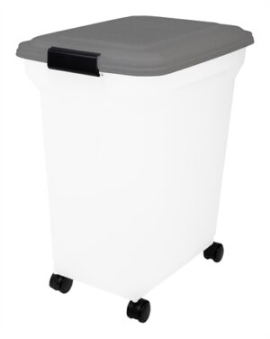 Bewaarcontainer Luchtdicht Transparant / Grijs 45 Ltr 46x33,5x50 CM