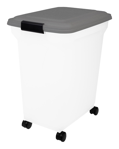 Bewaarcontainer Luchtdicht Transparant / Grijs 45 Ltr 46x33,5x50 CM