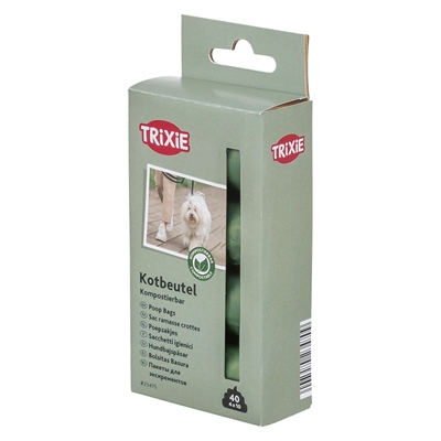 Trixie Poepzakjes Composteerbaar Bosgroen 4x10 Stuks
