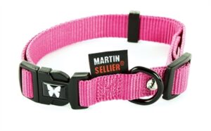 Martin Halsband Verstelbaar Nylon Roze 40-55x2 CM