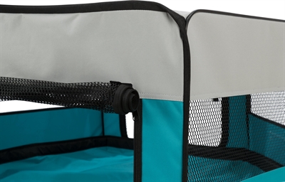 Trixie Puppy Ren Turquoise / Grijs 130x130x55 CM
