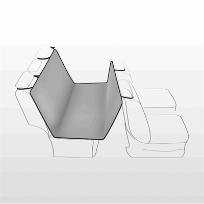 Trixie Auto-hondendeken 4-seasons Zwart / Grijs 160x145 CM