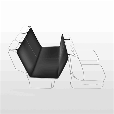 Trixie Auto-hondendeken Met Deurbescherming Zwart 150x135 CM