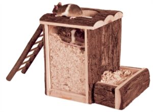 Trixie Natural Living Speel- En Graaftoren Hamster 25x20x24 CM