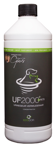 Ecodor Uf2000 4PETS Urinegeur Verwijderaar 1 Op 5 Concentraat 1 Ltr