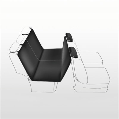 Trixie Autodeken Katoen / Polyester Zwart 160x145 CM