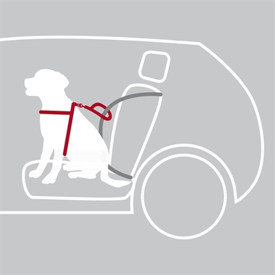 Trixie Hondentuig Auto Dog Protect Zwart 50-65x2 CM