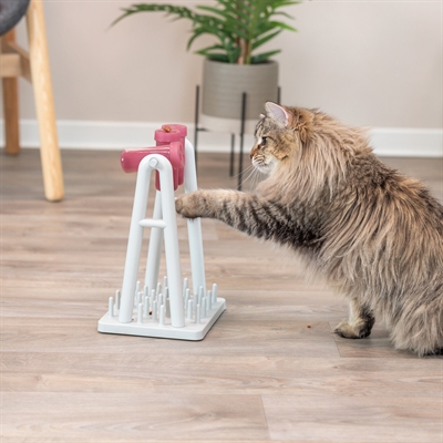 Trixie Cat Activity Turn Around Denkspel 22x33x18 cm Wit/Roze
