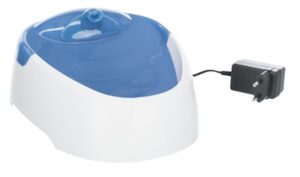 Trixie Drinkfontein Duo Stream Wit / Blauw 1 Ltr