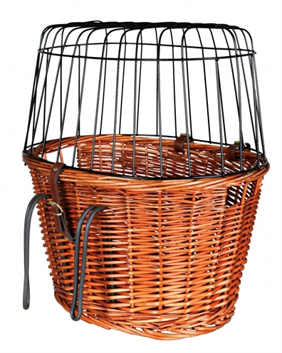 Trixie Fietsmand Met Draadkoepel Voorop Naturel 44x48x33 CM