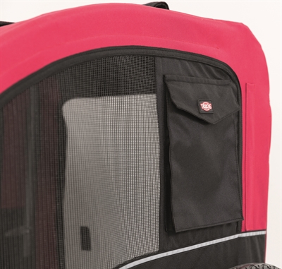 Trixie Hondenfietskar Zwart / Rood 80x75x86 CM