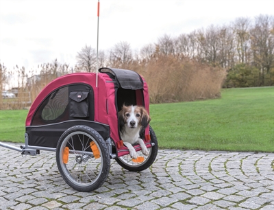 Trixie Hondenfietskar Zwart / Rood 75x63x68 CM