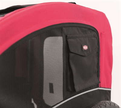 Trixie Hondenfietskar Zwart / Rood 75x63x68 CM