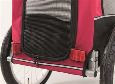 Trixie Hondenfietskar Zwart / Rood 60x53x60 CM