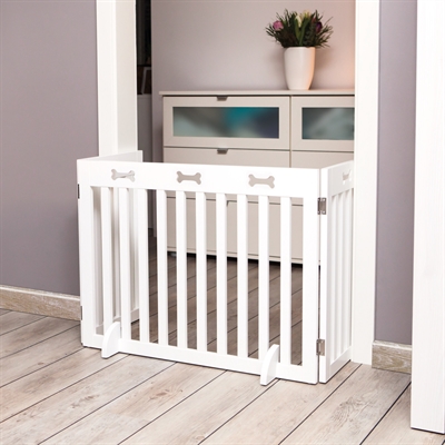 Trixie Afsluithek Wit 3 Panelen 82-124x61 CM