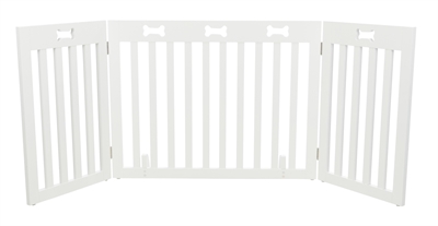 Trixie Afsluithek Wit 3 Panelen 82-124x61 CM