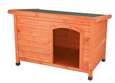 Trixie Natura Hondenhok Classic Met Plat Dak Bruin 104x75x68 CM