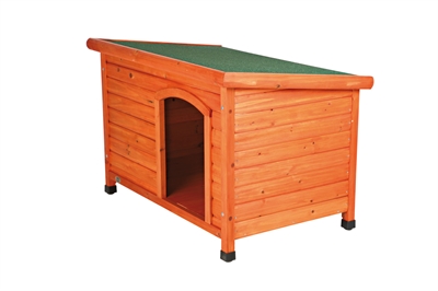 Trixie Natura Hondenhok Classic Met Plat Dak Bruin 104x75x68 CM