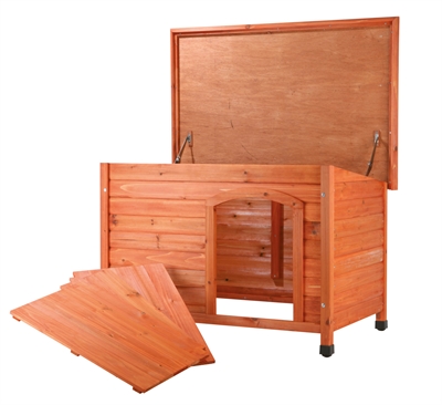 Trixie Natura Hondenhok Classic Met Plat Dak Bruin 104x75x68 CM