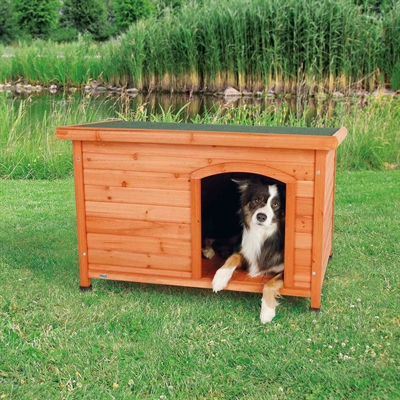 Trixie Natura Hondenhok Classic Met Plat Dak Bruin 104x75x68 CM
