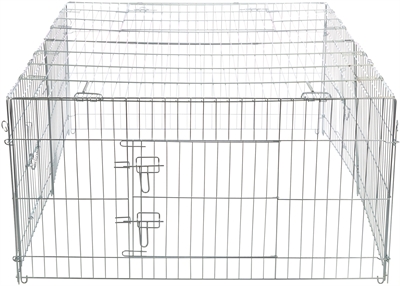 Trixie Natura Knaagdierren Met Dak Gegalvaniseerd Metaal 144x58x116 CM