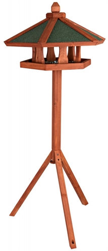 Trixie Natura Voederhuis Met Standaard Bruin 65x65x46 CM / 145 CM