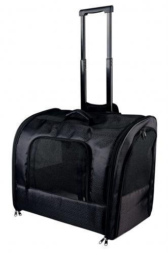 Trixie Reismand Trolley Elegance Zwart 45x31x41 CM