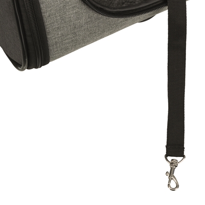 Trixie Reismand Trolley Zwart / Lichtgrijs 67x34x43 CM