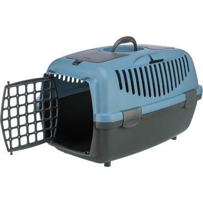 Trixie Reismand Capri Donkergrijs / Pastelblauw 37x34x55 CM
