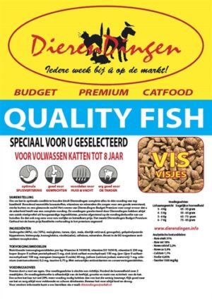 Budget Premium Catfood Quality Fish 15 KG