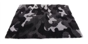 Vetbed Camouflage Grijs Gerecycled 100x75x2 CM