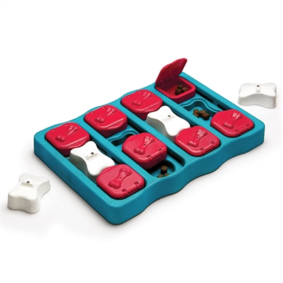 Nina Ottosson Dog Brick Turquoise / Rood 31,5x21x4 CM