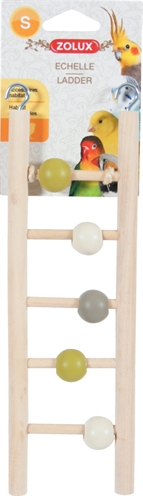 Zolux Ladder Hout 5 Treden Met Kralen 1x7x23,5 CM
