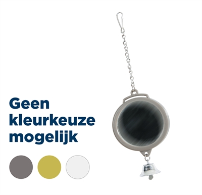 Zolux Spiegel Rond Met Bel Assorti 5,5x1x16,5 CM