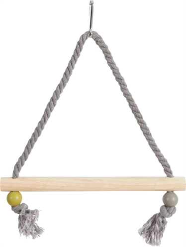 Zolux Schommel Hout Met Touw Assorti 22x1,5x27 CM