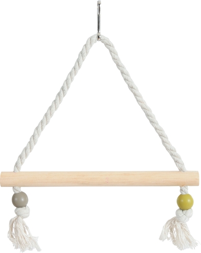 Zolux Schommel Hout Met Touw Assorti 22x1,5x27 CM